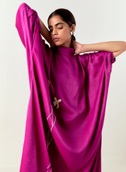 Floral Fringe Kaftan Set