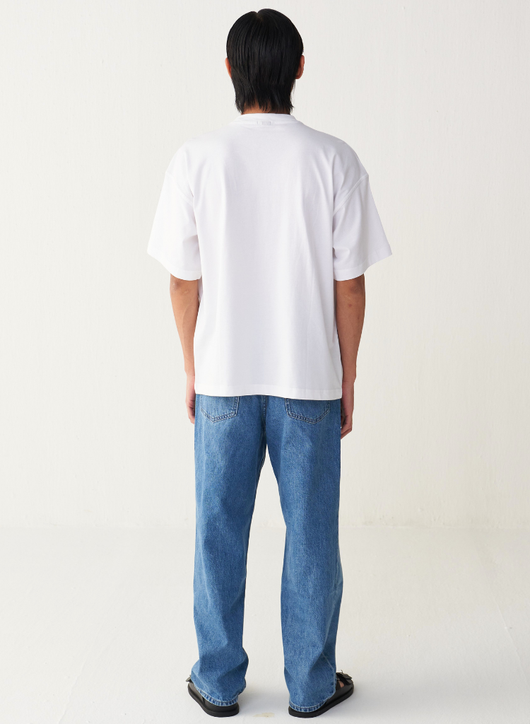 Floral Fringe Patch T-shirt