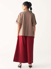 Floral Fringe Shirt Set