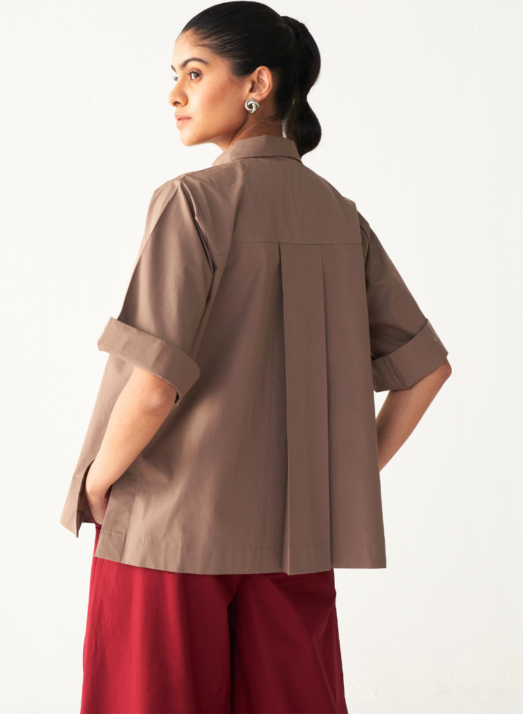 Floral Fringe Shirt Set