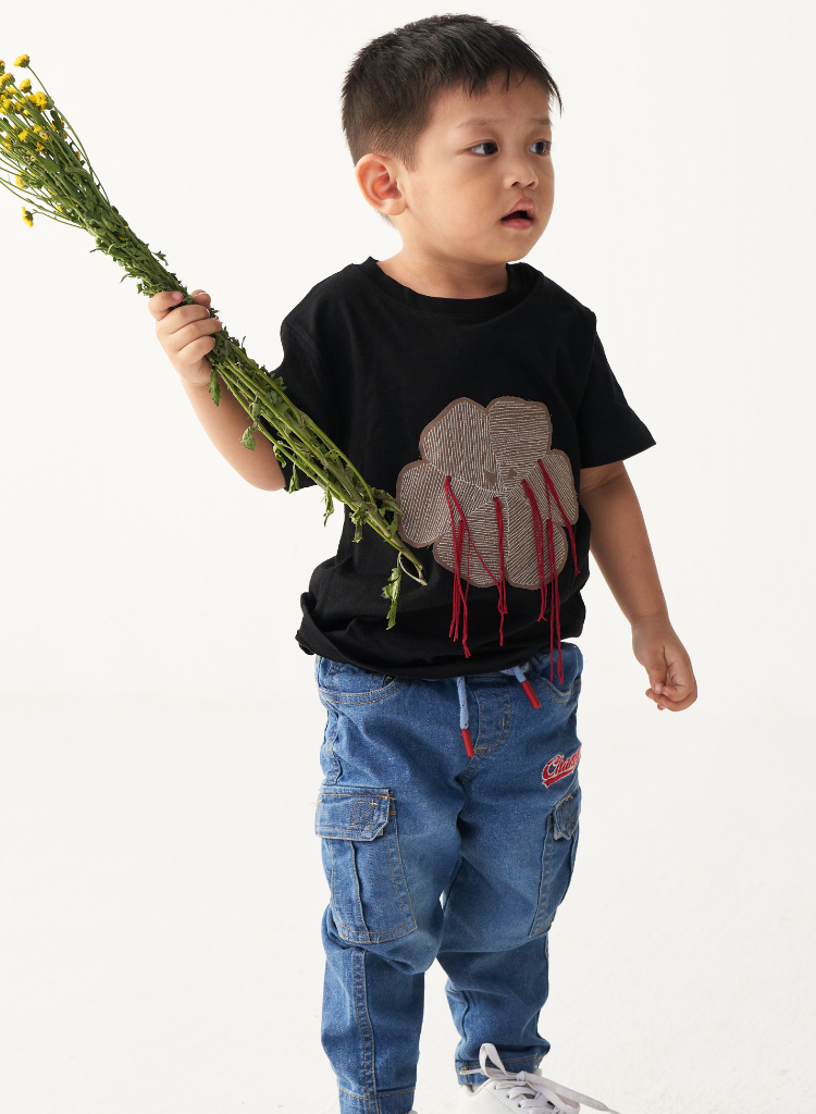 Floral Fringe T-shirt