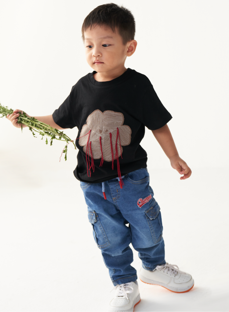 Floral Fringe T-shirt