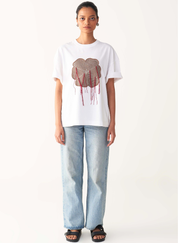 Floral Fringe Tshirt