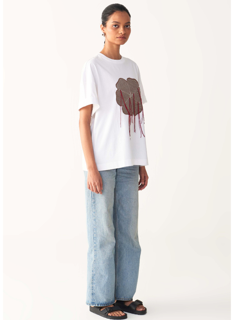 Floral Fringe Tshirt