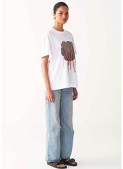 Floral Fringe Tshirt