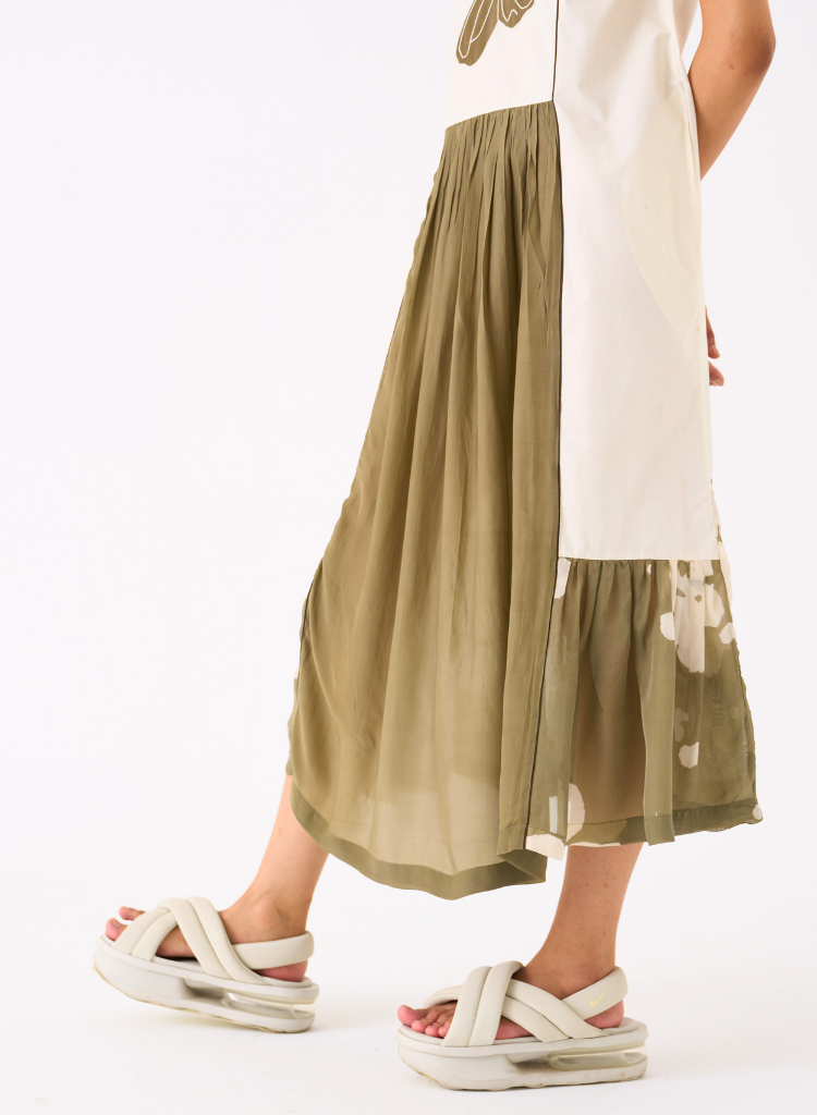 Floral Panelled Dress