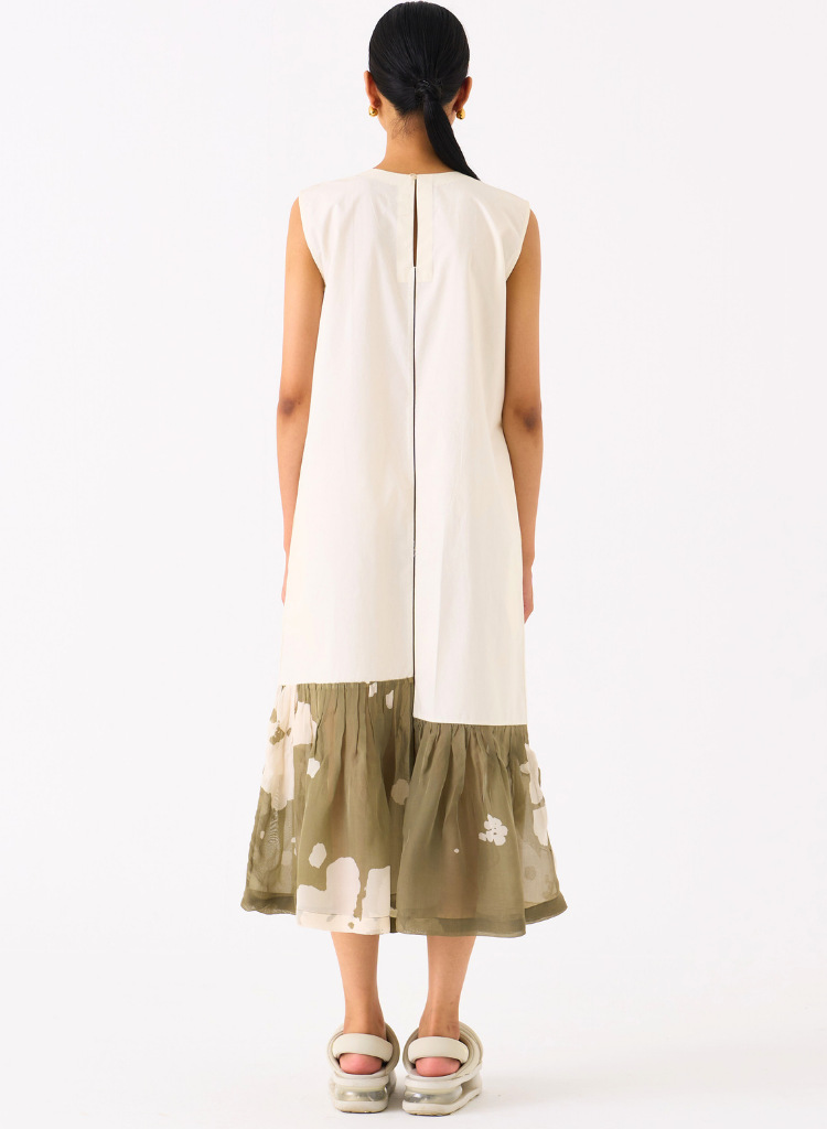 Floral Panelled Dress