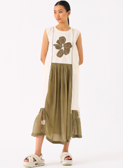 Floral Panelled Dress