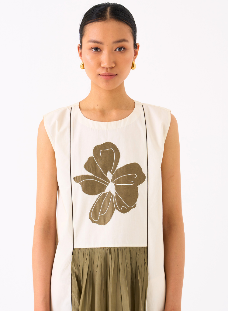 Floral Panelled Dress