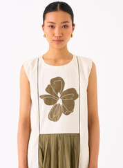 Floral Panelled Dress