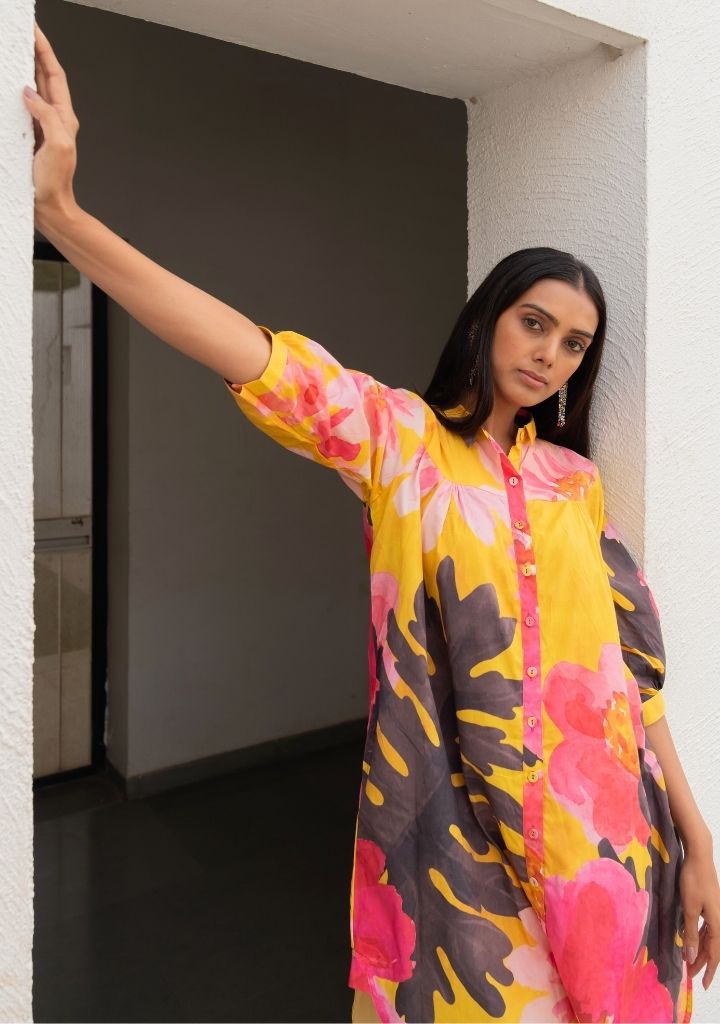 Floral Raphsody Tunic