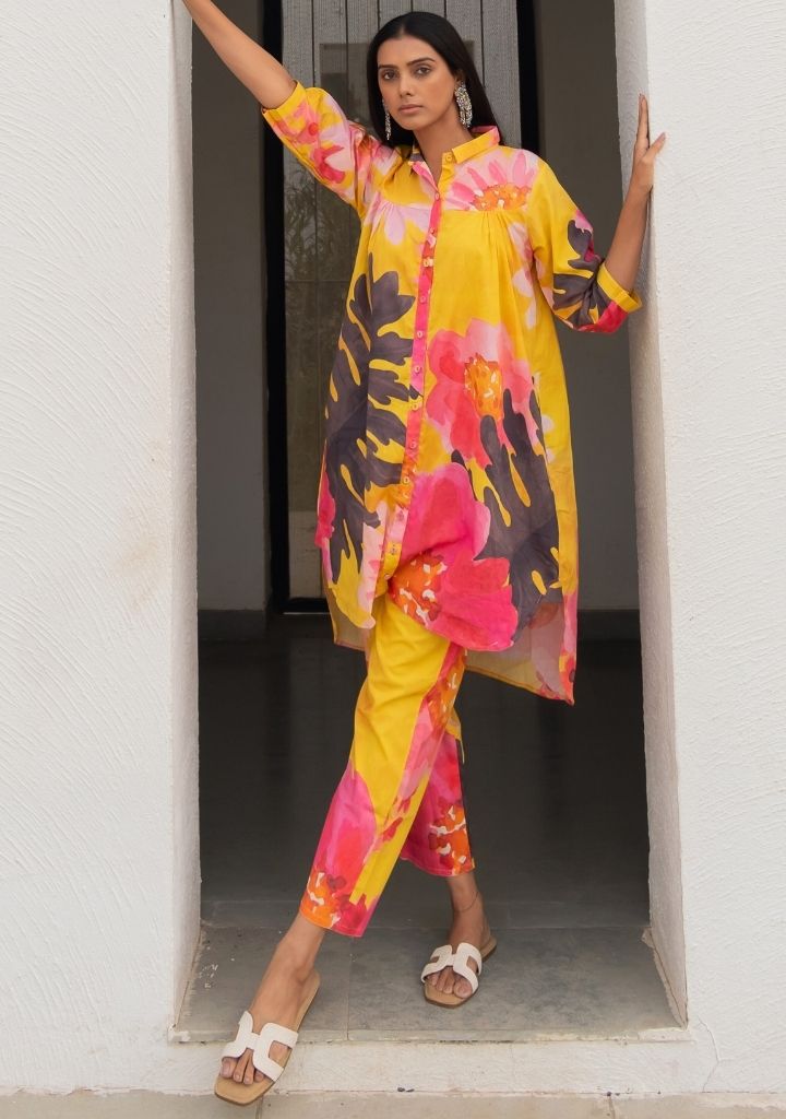 Floral Raphsody Tunic Set