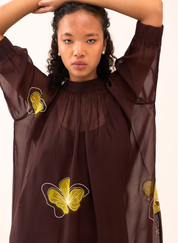 Floral Bottom Frill Dress