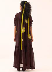 Floral Bottom Frill Dress