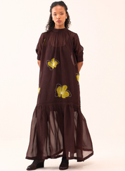 Floral Bottom Frill Dress