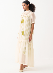 Floral Bottom Frill Dress