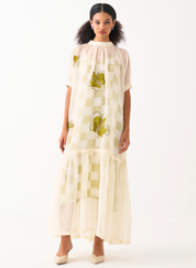 Floral Bottom Frill Dress