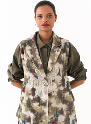 Floral Waistcoat Set