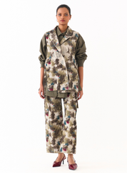 Floral Waistcoat Set