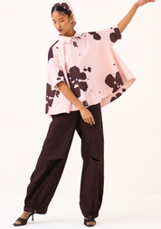 Floral Wide Hem Shirt