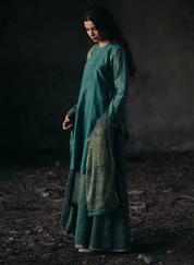 Flowers & Moon Sharara Set