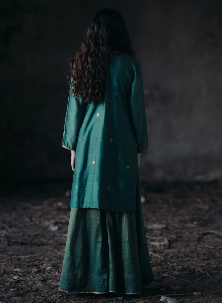 Flowers & Moon Sharara Set