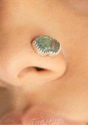 Fluorite Nose Pin