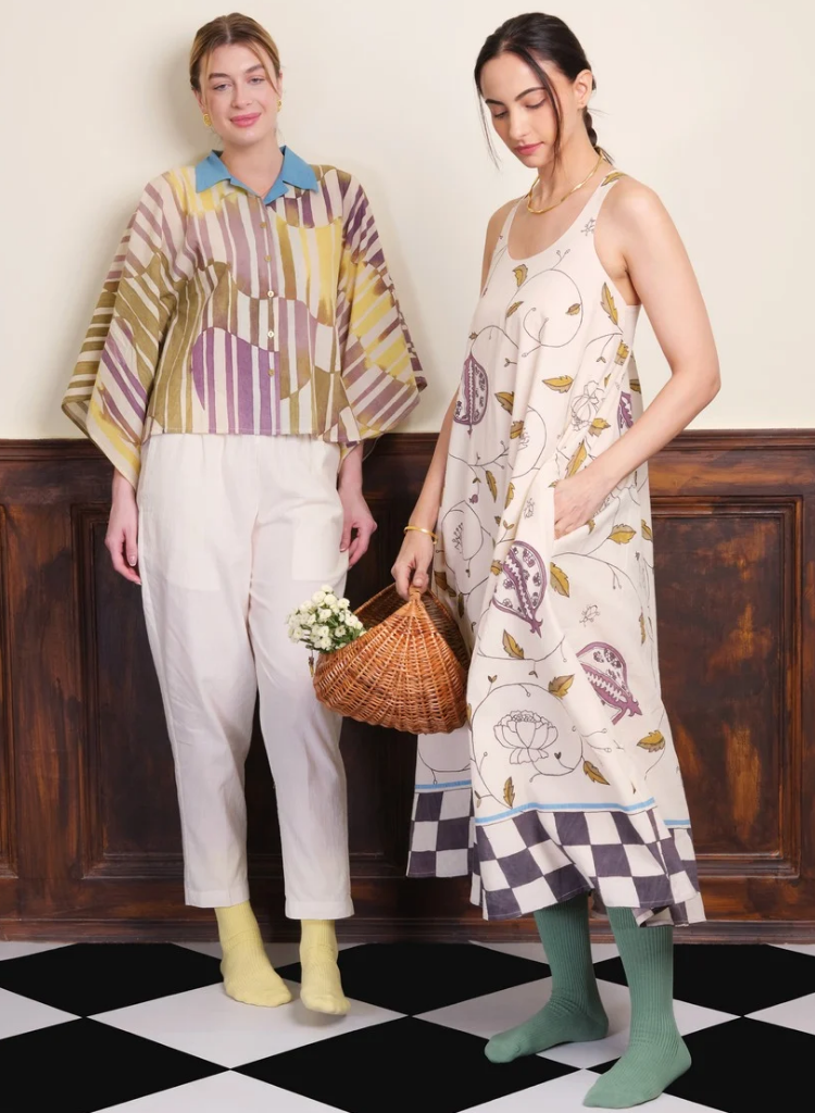 Footnote in Indigo Shirt