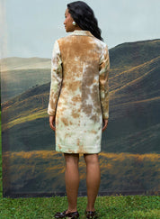 Forest Denim Blazer Dress