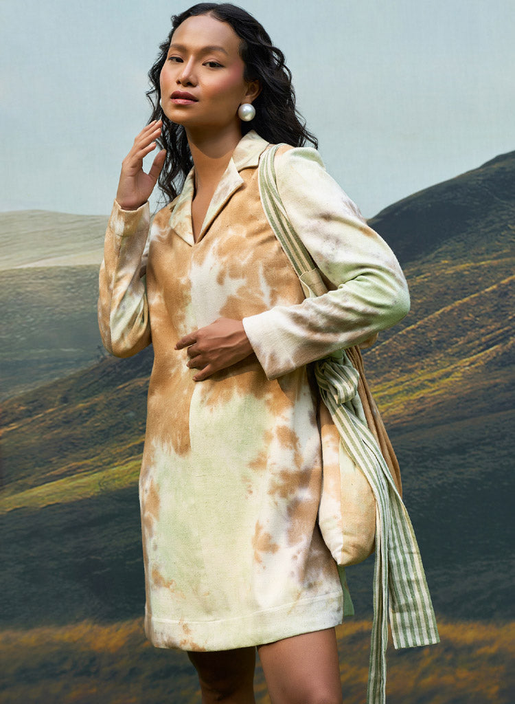 Forest Denim Blazer Dress