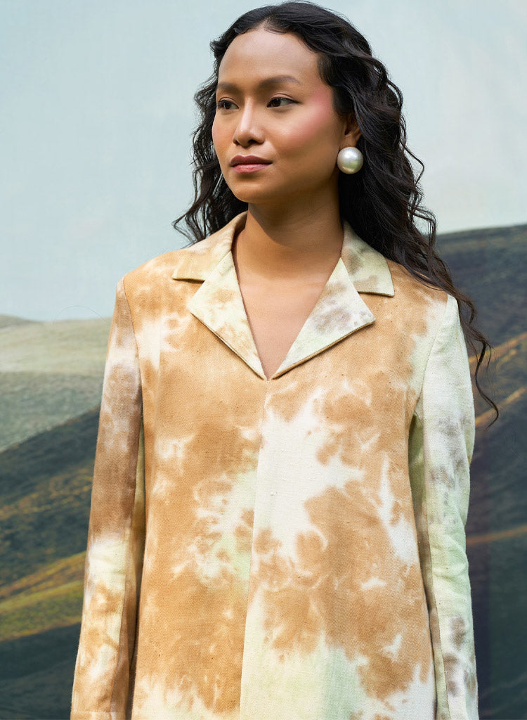 Forest Denim Blazer Dress