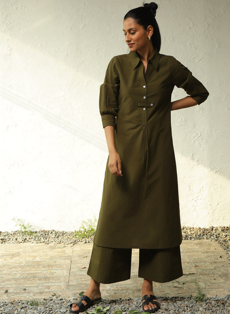 Forest Green Tunic Set