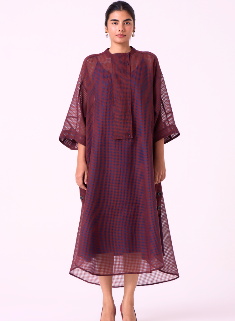 Fosco Checkered Tunic