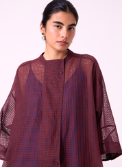 Fosco Checkered Tunic