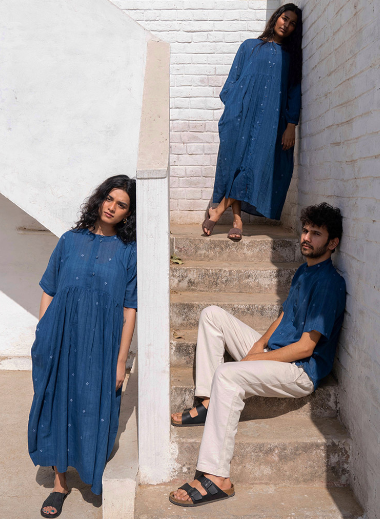 Fragments Jamdani Dress