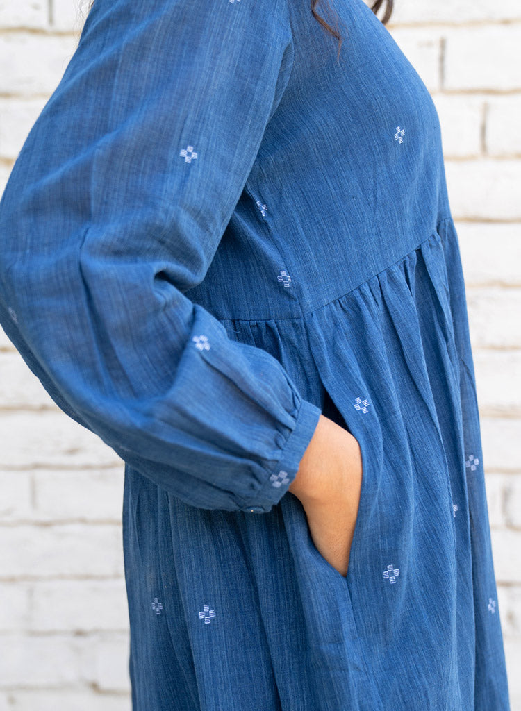 Fragments Jamdani Shirt Dress