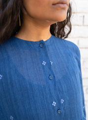 Fragments Jamdani Shirt Dress