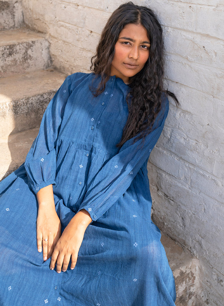 Fragments Jamdani Shirt Dress