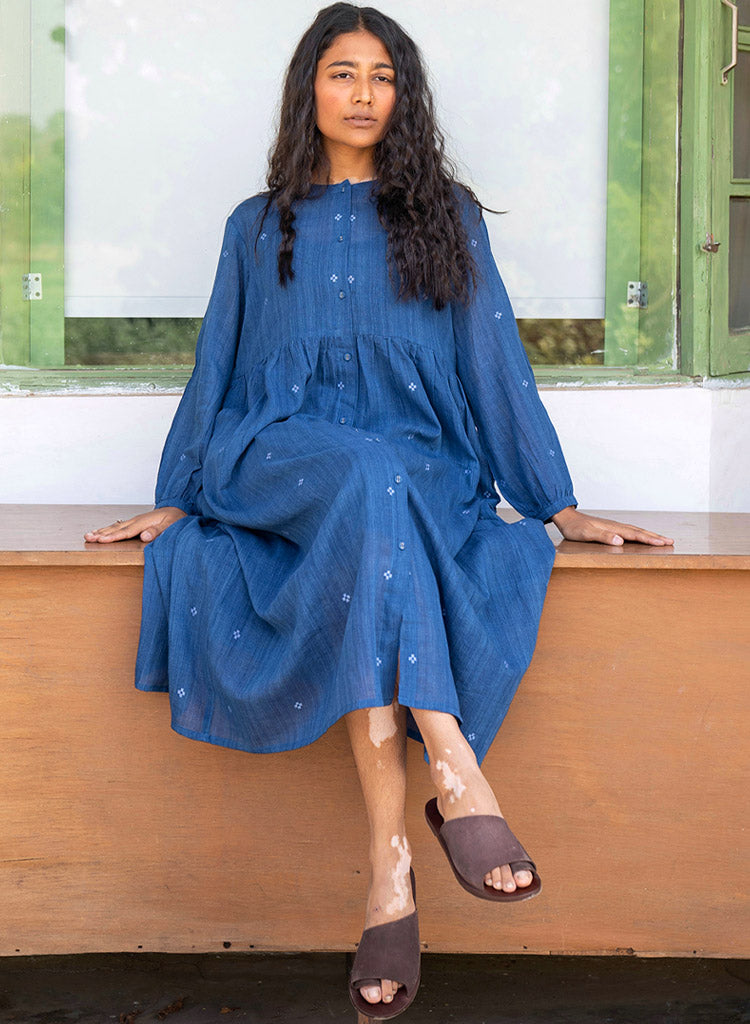 Fragments Jamdani Shirt Dress