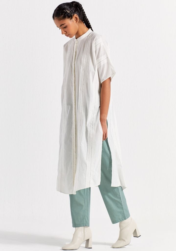 Frayed Edges Tunic Set