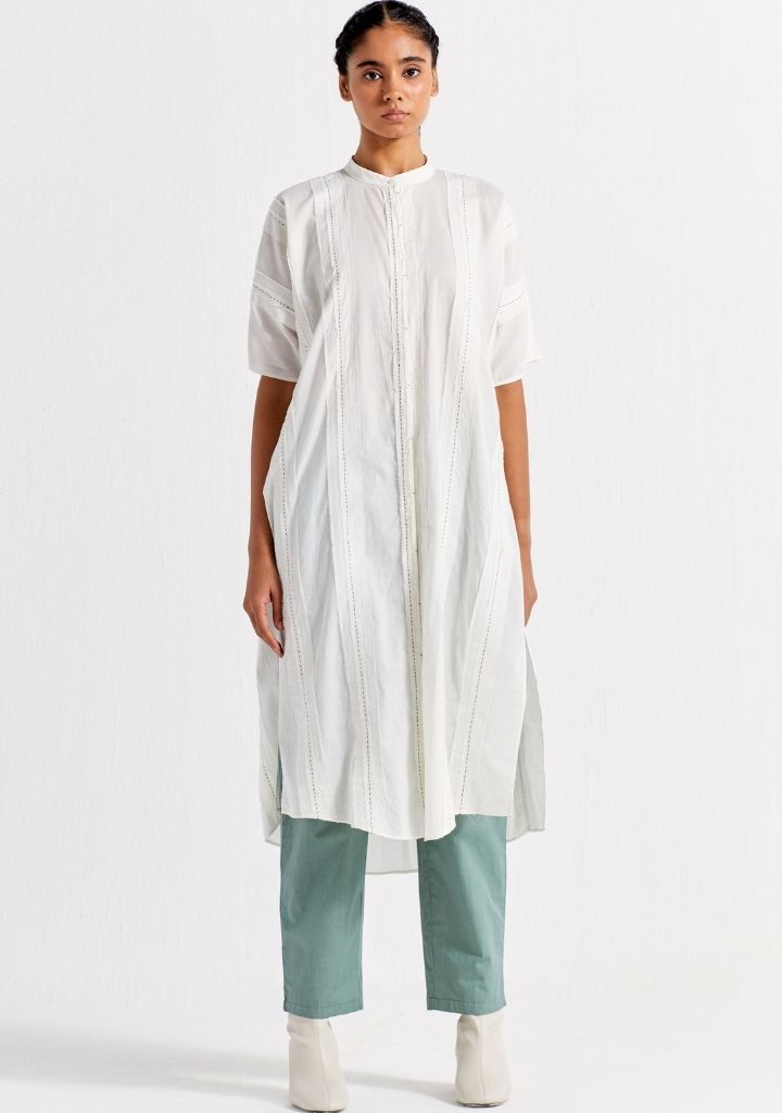 Frayed Edges Tunic Set