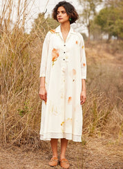 French Hydrangea Dress