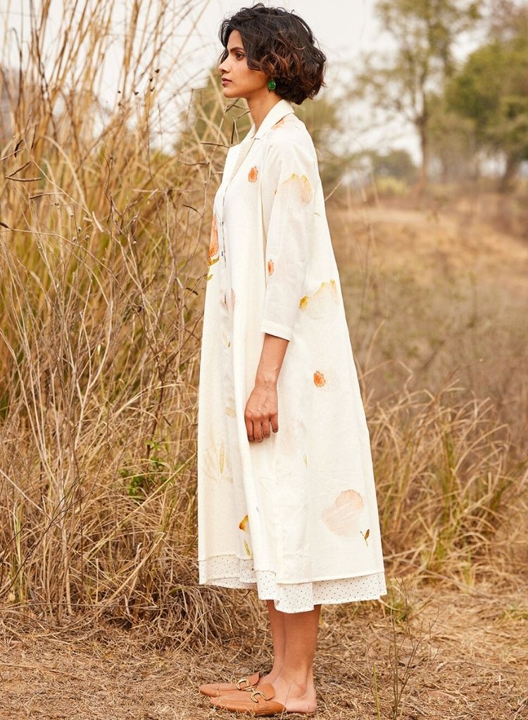 French Hydrangea Dress