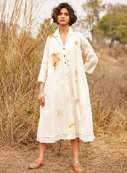 French Hydrangea Dress