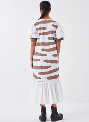 Frill Appliqué Dress