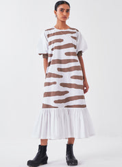 Frill Appliqué Dress