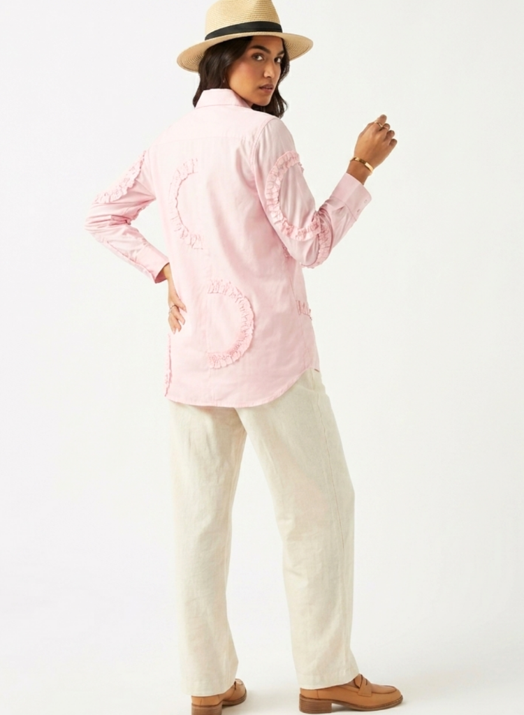 Frill Detail Long Shirt