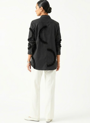 Frill Detail Long Shirt