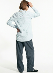Frill Detail Long Shirt