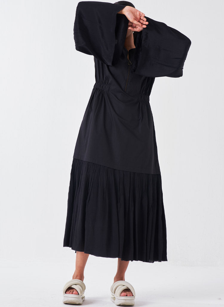 Frill Drop Waist Dress